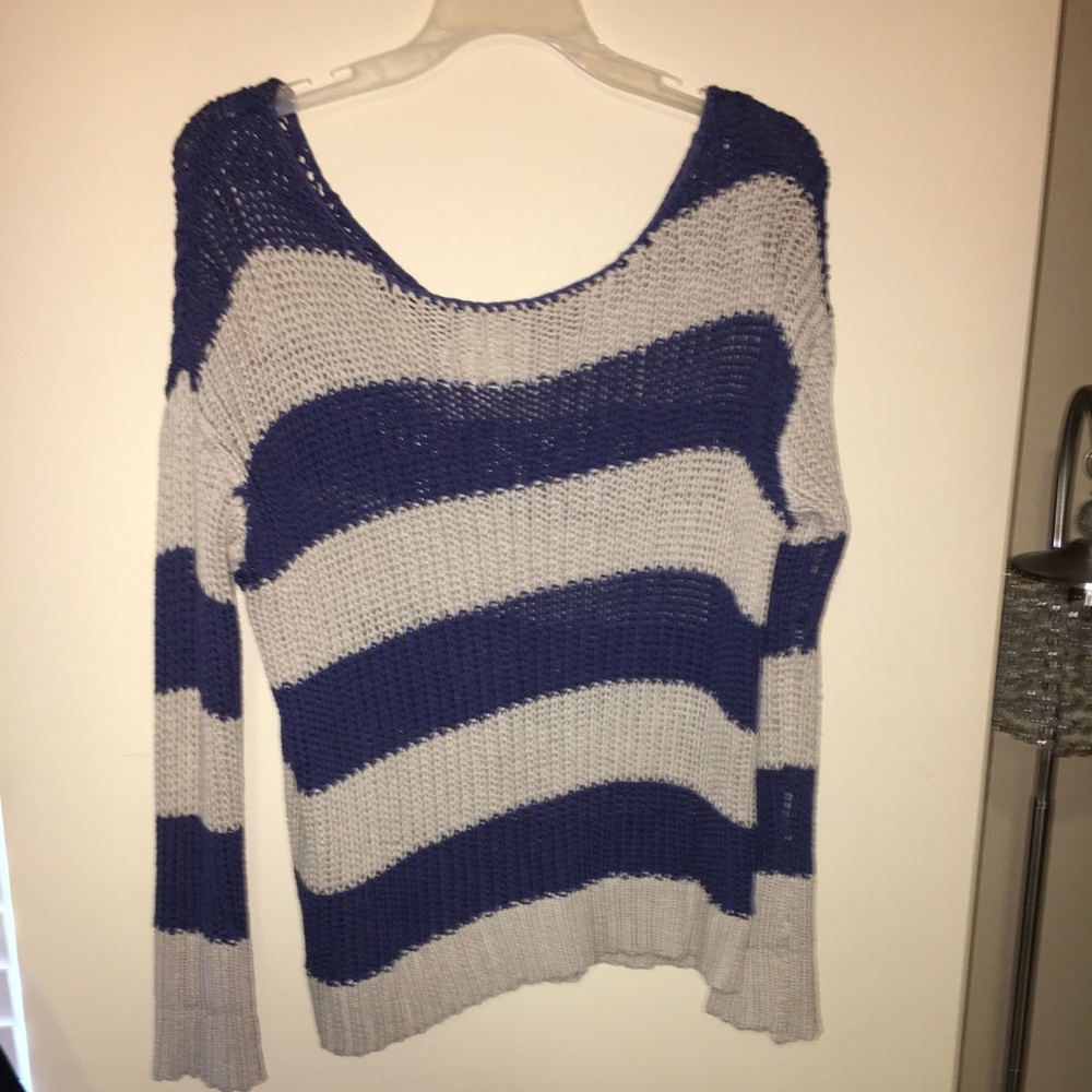 Oversized off the shoulder sweater
